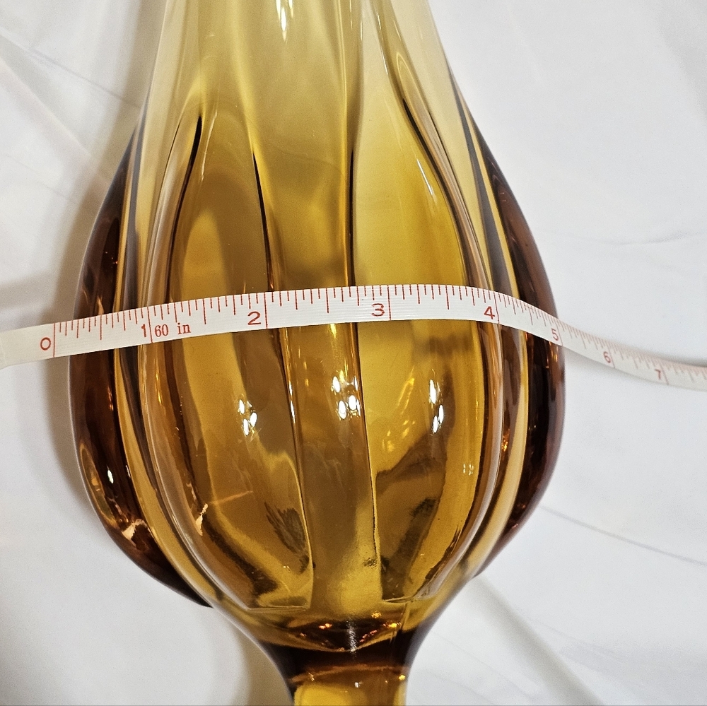 Viking "Epic", 22", Six Petal Swung, Blown Glass Vase - Picture 7 of 8